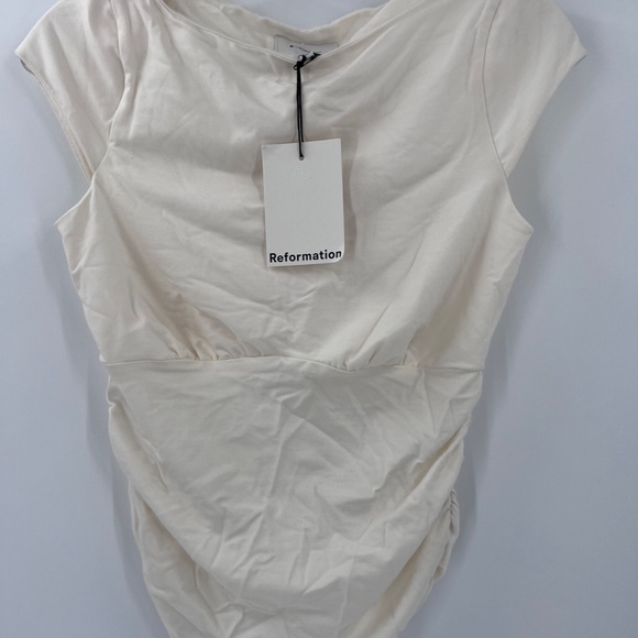 REFORMATION MADELYN KNIT TOP NEW XS - Picture 4 of 10